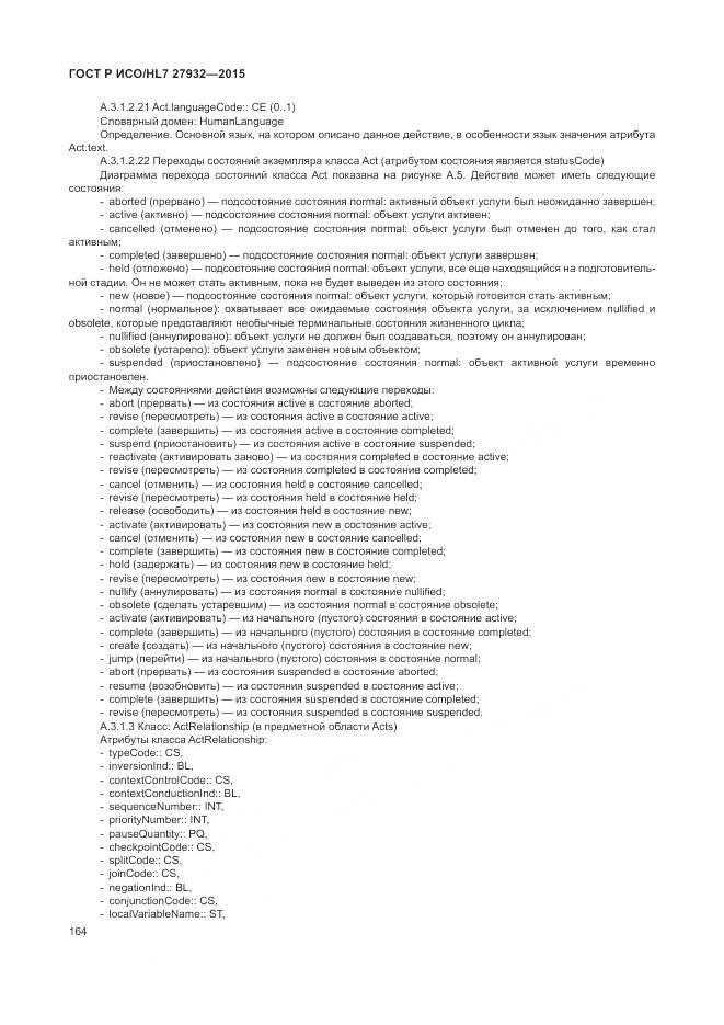 ГОСТ Р ИСО/HL 7 27932-2015, страница 168